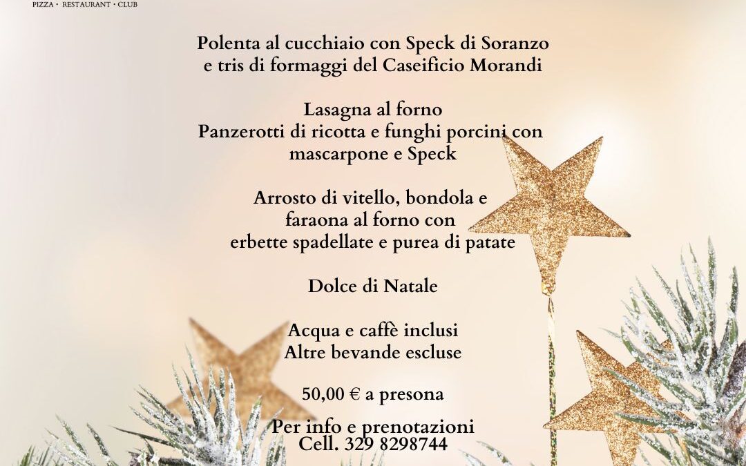Pranzo di Natale alla Piccola Corte